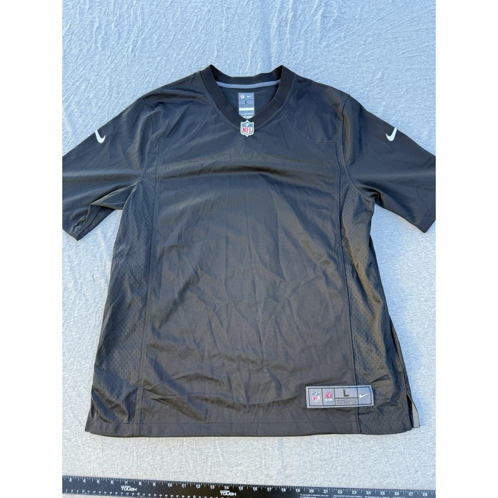 Las Vegas Raiders Jersey Mens Large Blank Jersey Nike On Field Black NWOT